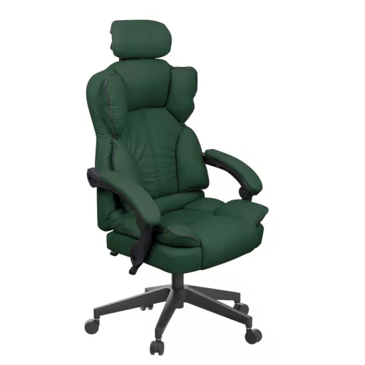 Ředitelská otočná židle LUX, ve více barvách, tmavozelený