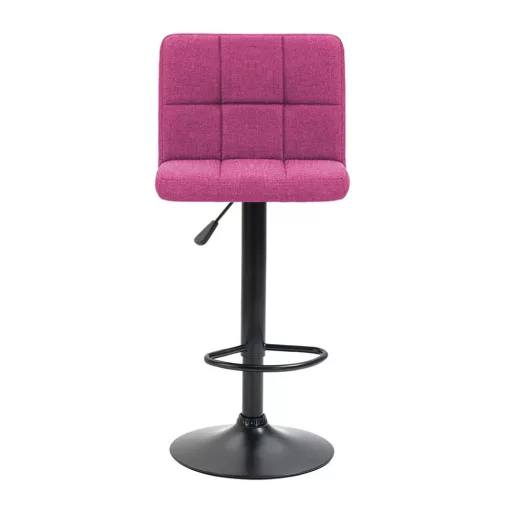 2 látkové barové židle ve více barvách-pink