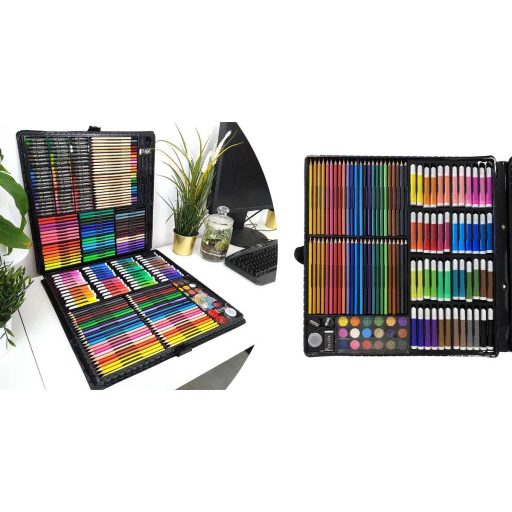 258 dílná sada na kreslení a malování pro děti