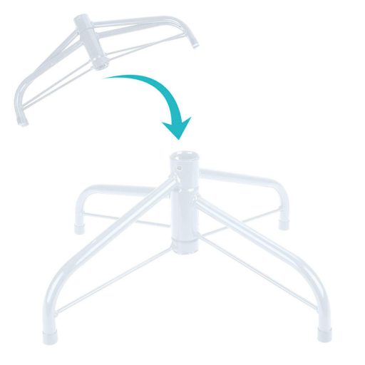 Modrý umělý vánoční stromek, 120cm 230 větví