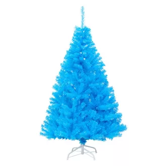 Modrý umělý vánoční stromek, 150cm 415 větví