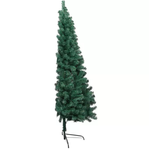 Poloviční umělý vánoční stromek 180cm, 340 větví