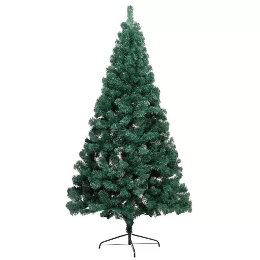 Poloviční umělý vánoční stromek 180cm, 340 větví