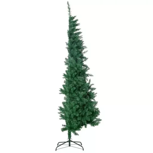 Poloviční umělý vánoční stromek 210cm, 500 větví