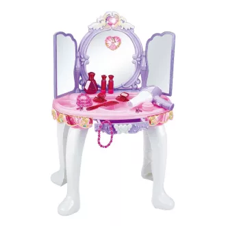   Dětský toaletní stolek ve více typech, s princeznou, fialovo-růžová