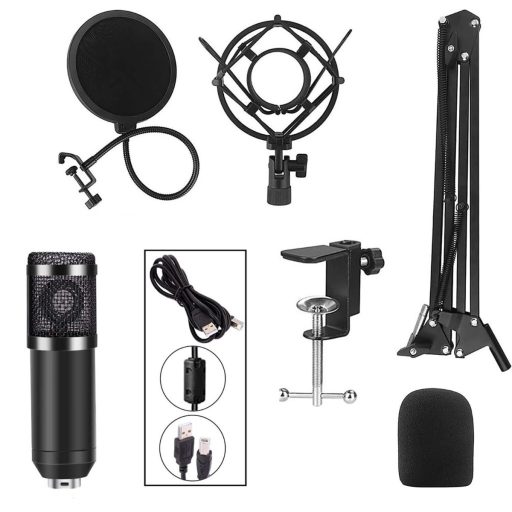 Stolní studiový mikrofon s USB konektorem