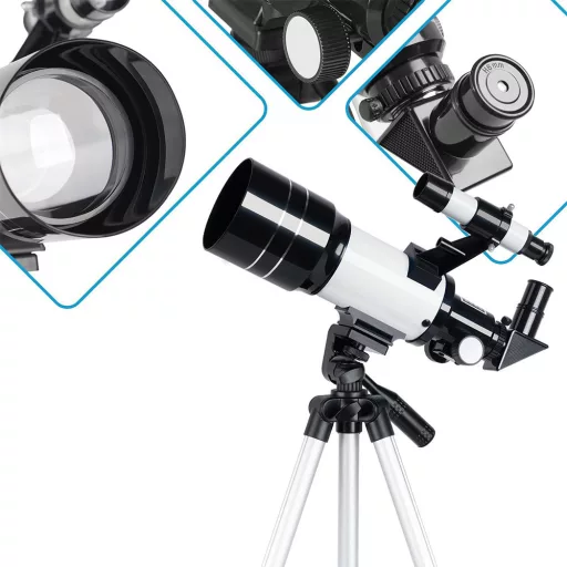 Hobby astronomický dalekohled s adaptérem pro mobilní telefon a stojanem