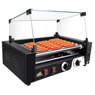 Valcový gril na přípravu a ohřívání HOT DOG párků