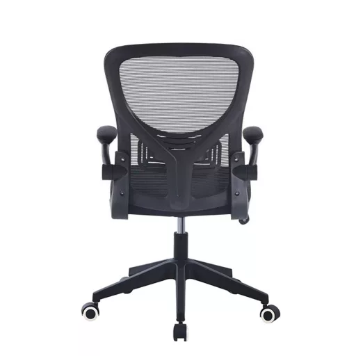 Ergonomická kancelářská židle s nastavitelnými loketními opěrkami, černá