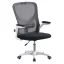 Ergonomická kancelářská židle s nastavitelnými loketními opěrkami, bílý