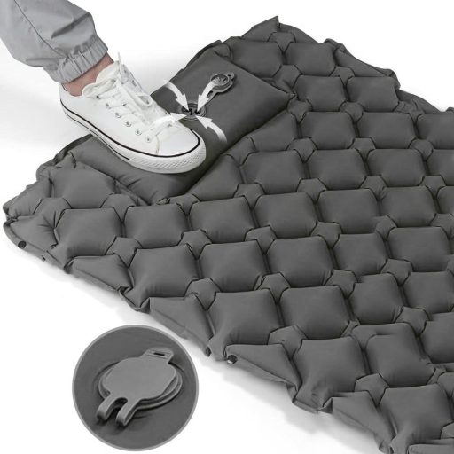 Jednolůžková turistická matrace, šedá