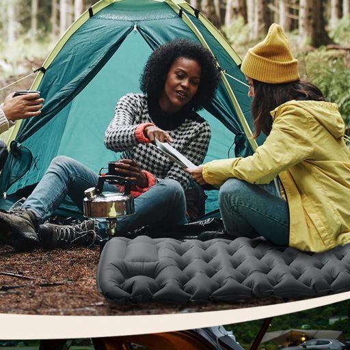 Jednolůžková turistická matrace, šedá