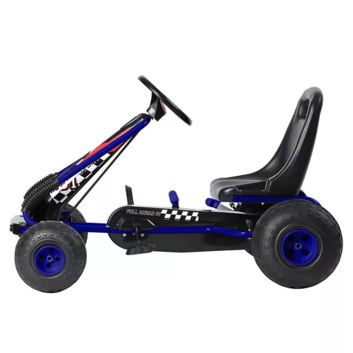 Pedálový dětský gokart, modrý
