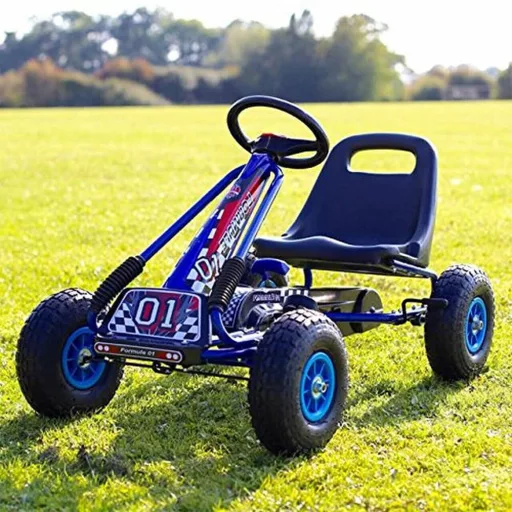 Pedálový dětský gokart, modrý