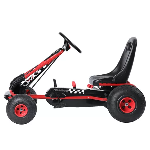 Pedálový dětský gokart, červené