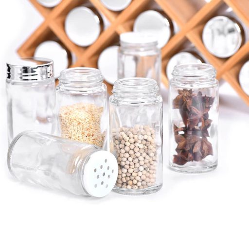 18dílný bambusový stojan na koření