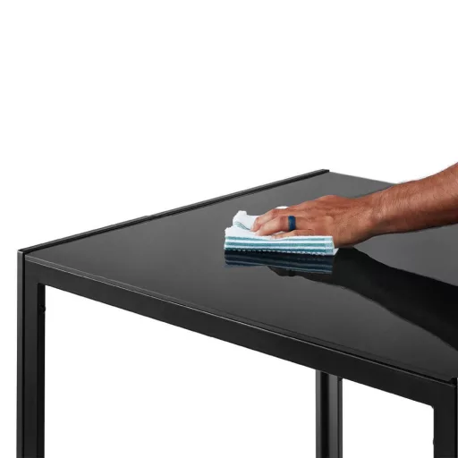 Jídelní souprava pro 2 osoby se skleněným stolem