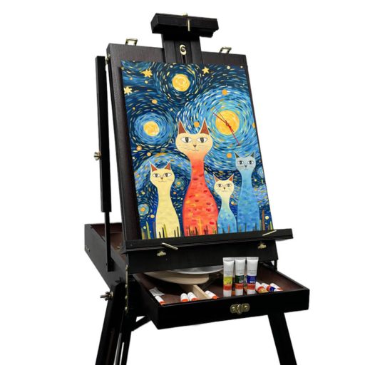 Sada malířského stojanu s příslušenstvím