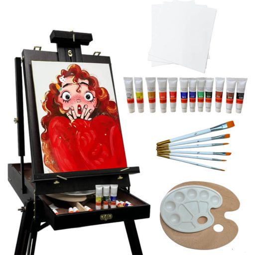 Sada malířského stojanu s příslušenstvím