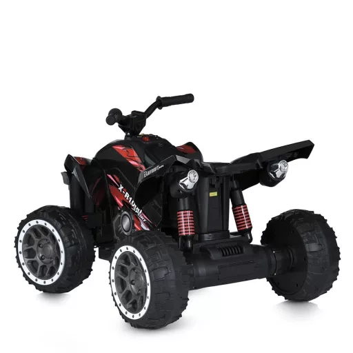 Elektrická čtyřkolka pro děti, 12V, černá