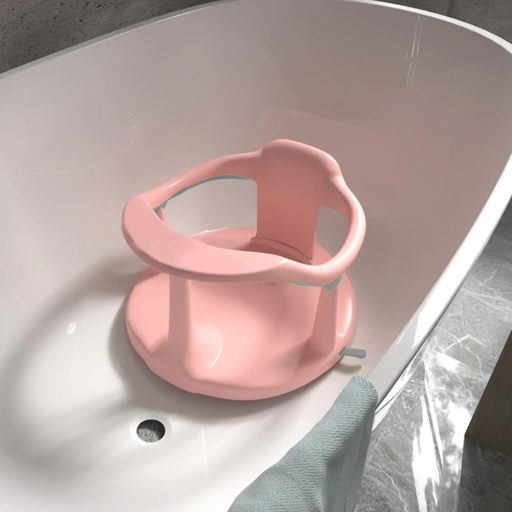 Sedátko proti naklonění dětské vaničky, růžová