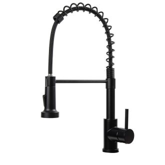   Kuchyňská baterie s flexibilní hadicí a odnímatelnou sprchovou hlavicí, černý