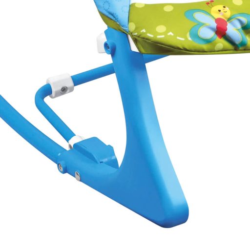 Vibrační a hudební lehátko pro miminka do 18 kg, modré