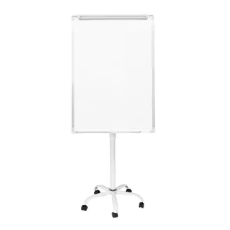   Magnetická plastová flipchart tabule na kolečkách, 70x100 cm