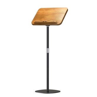   Výškově nastavitelný stojan na knihy, vhodný na řečnický pult