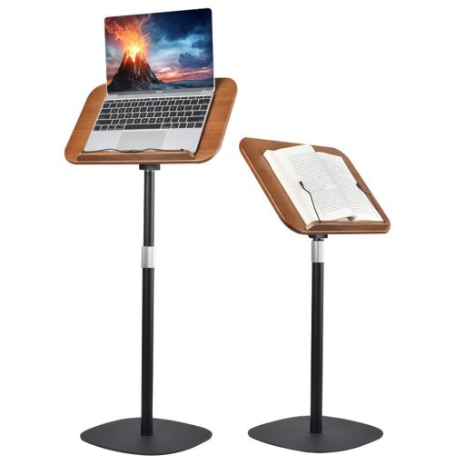 Výškově nastavitelný stojan na knihy, vhodný na řečnický pult