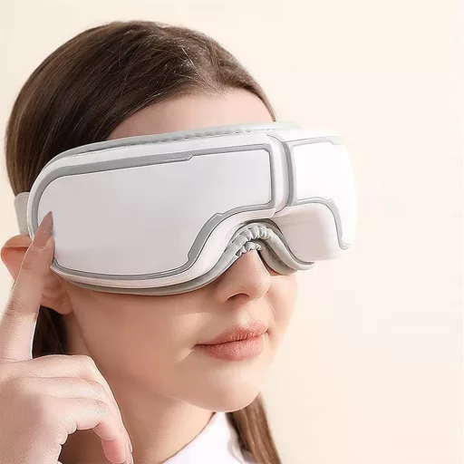 Zařízení na masáž očí a spánků