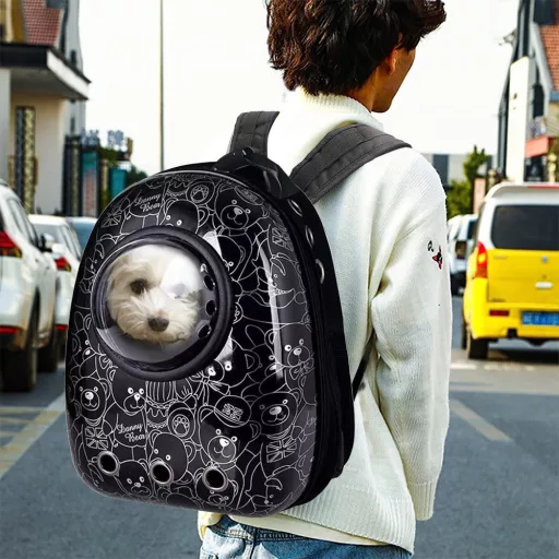 Batoh pro přepravu domácích mazlíčků, Černý medvěd
