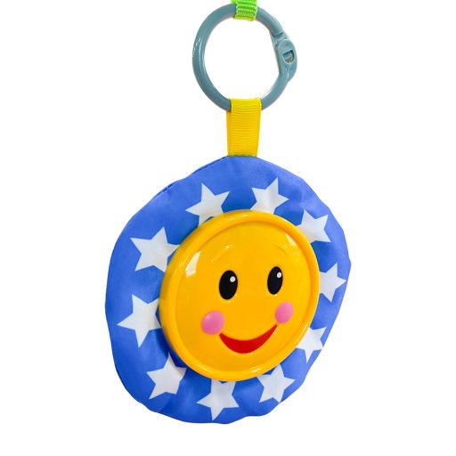 Vibrační a hudební lehátko pro miminka, růžová