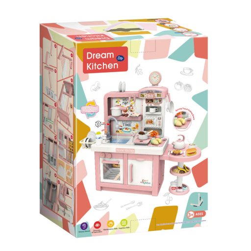 Vysněná dětská kuchyňka, růžová