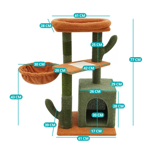 Kočičí škrabadlo Kaktus