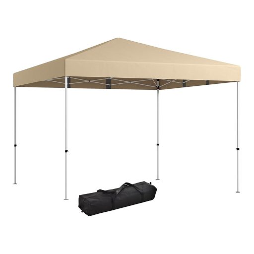 Pavilon s zadní stěnou a kapsami 3x3x2,8 m, béžový