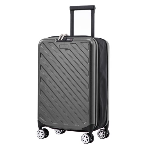 Skládací kufr, tmavě šedý