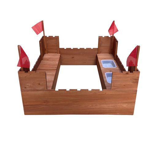 Pískoviště ve tvaru hradu