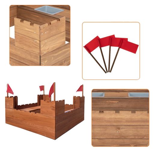 Pískoviště ve tvaru hradu