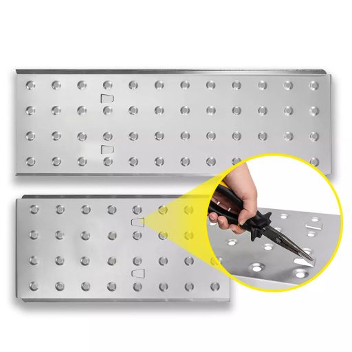 Protiskluzová ocelová deska pro sklopný žebřík