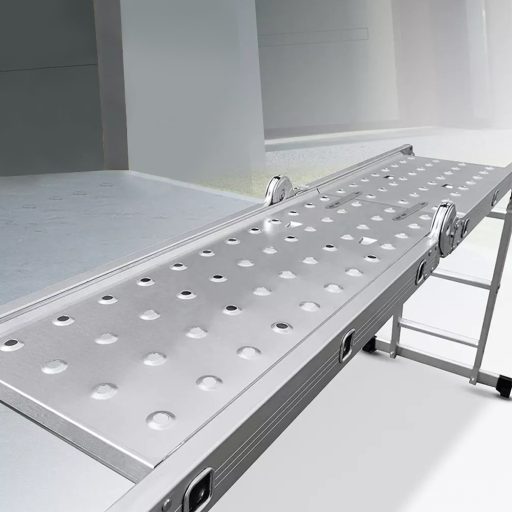 Protiskluzová ocelová deska pro sklopný žebřík