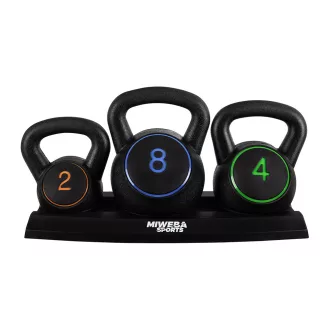 Sada kettlebellů, 2-4-8 kg