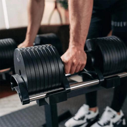 Stojan na činky pro nastavitelné činky