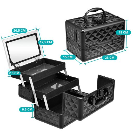 Kosmetická taška s pevnými stěnami