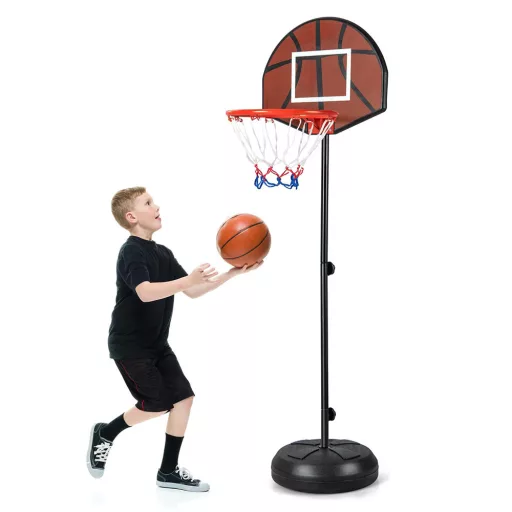2-v-1 Basketbalový koš s terčem