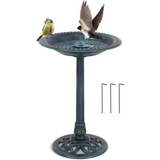 Plastová ptačí koupel, zelená