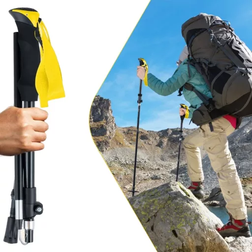 Ultralehká nastavitelná turistická hůl 115–130 cm