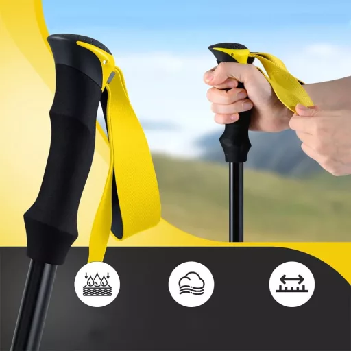 Ultralehká nastavitelná turistická hůl 115–130 cm