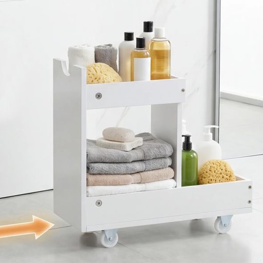 Volně stojící koupelnová úložná skříňka