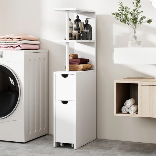 Volně stojící koupelnová úložná skříňka